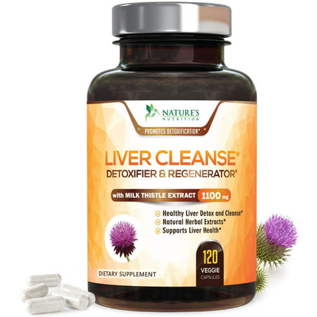 Natures Nutrition Liver Cleanse, Detox & Regenerator, 120 (Best Way To Detox Liver)