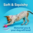 thumbnail image 2 of Hartz Dura Play Soft Dog Bone Toy for Gentle Chewers, Latex, Assorted Colors, 2 of 9