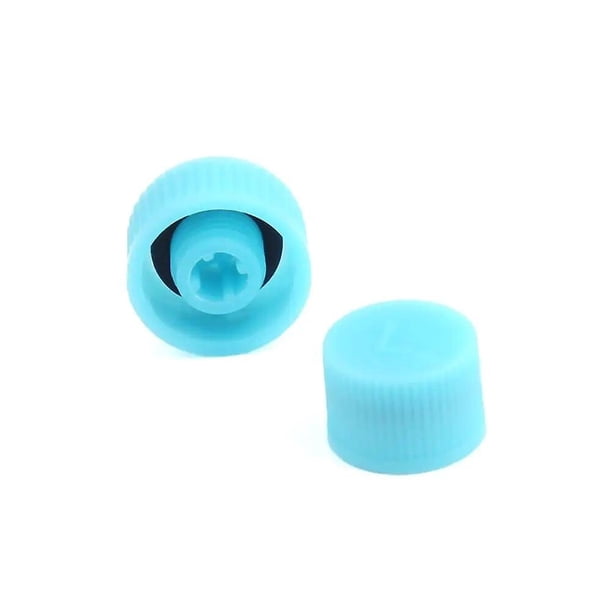 High and Low Pressure Car Air Conditioner Refrigerant Dust Cover Valve Core Caps Auto High Low Pressure Caps Accessories~5870