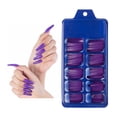 thumbnail image 1 of Uñas postizas a presión, regalo para mujer, 100 uñas acrílicas artificiales mate con diseño de bailarina de ataúd, decoración de extensiones de uñas, uñas postizas., 1 of 3