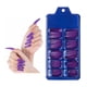 thumbnail image 1 of Uñas postizas a presión, regalo para mujer, 100 uñas acrílicas artificiales mate con diseño de bailarina de ataúd, decoración de extensiones de uñas, uñas postizas., 1 of 3