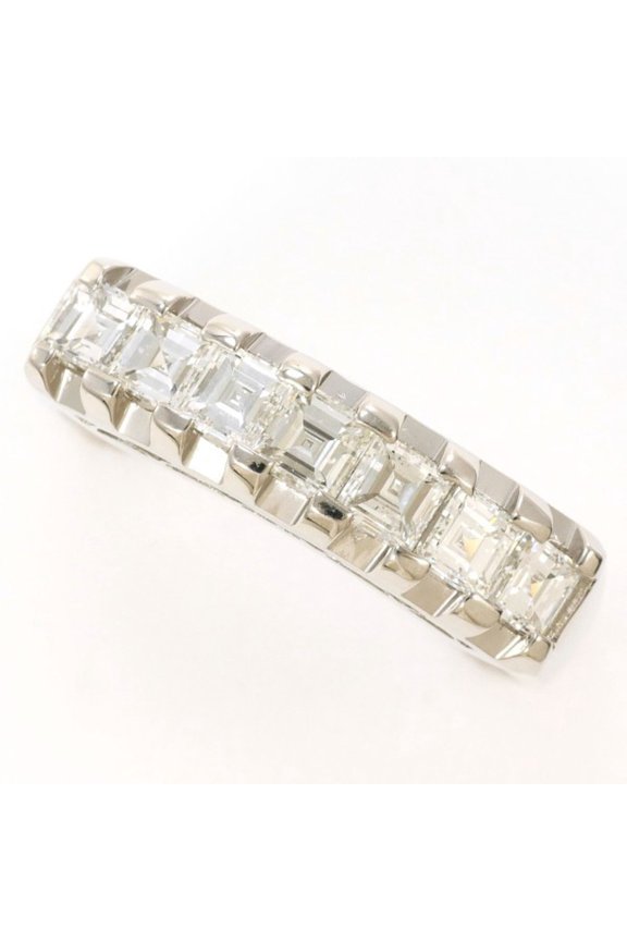 Pre-Owned PT900 Platinum Ring with 1 Diamond, Certificate of Authenticity Included, Total...