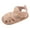 Khaki, variant on Unisex Toddler Summer Sandals, Flat Lightweight Sole with Quick-Dry Straps, Beach-Ready Flip Flops for Boys Girls Outdoor Play