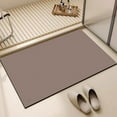 thumbnail image 1 of Granjero Gordo Felpa antideslizante, lavable a máquina y seca, accesorio de baño, alfombra decorativa para el suelo, marrón R, 16 x 24 pulgadas, 1 of 5