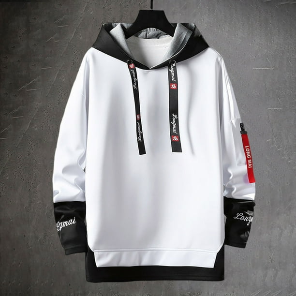 WILLBEST Sudaderas para Hombre, Sudadera Informal Holgada De Primavera y Otoño con Cuello Redondo y Capa Base sin Capucha para Hombre XXXGrande