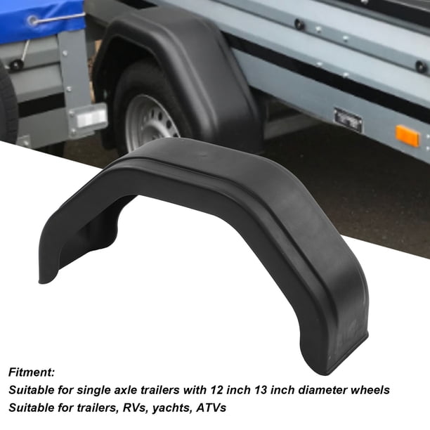 UNITRAILER Garde-Boue Simple 13 à 14 Pouces en Plastique PP-EPDM pour remorque 676 x 190 mm Passage de Roue Plat comme Protection Anti-Boue pour véhicule Utilitaire UNITRAILER Garde-Boue Simple 13 à 14 Pouces en Plastique PP-EPDM pour remorque 676 x 190 mm Passage de Roue Plat comme Protection Anti-Boue pour véhicule Utilitaire