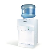 Igloo Countertop Room Temperature-Cold and Hot Top Loading Water Dispenser, White