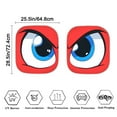 thumbnail image 4 of KUIFORTI 2 Pack Car Sun Shade Cartoon Eyes Front Auto Car Windshield Sun Shade Foldable Automotive Interior Sun Protection Fashion Sunscreen Heat Insulation Sun Visor for Car SUV Van Sedan Truck, 4 of 5