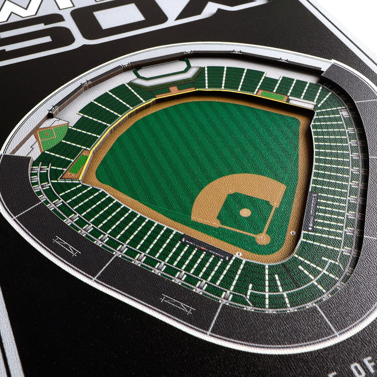 White Sox 8'' x 32'' 3D StadiumView Banner