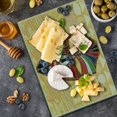 thumbnail image 5 of Tiki Bar Cutting Board, Colorful Vivid on Vintage Style Backdrop Geometric Prehistoric, Decorative Tempered Glass Cutting and Serving Board, Large Size, Multicolor, by Ambesonne, 5 of 5