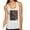 Heather White, variant on Colorful Cat Portrait | Cat Lover Owner | Dean Russo Art Animal Lover Tri-Blend Racerback Sleeveless Top, Tahiti Blue, XL