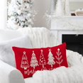 thumbnail image 2 of Merry Christmas Pillow Covers 12x20 Inch Farmhouse Christmas Decorations Lumbar Christmas Pillows Christmas Decorative Throw Pillows Cases Winter Holiday Decor for Sofa Couch Living Room, 2 of 6