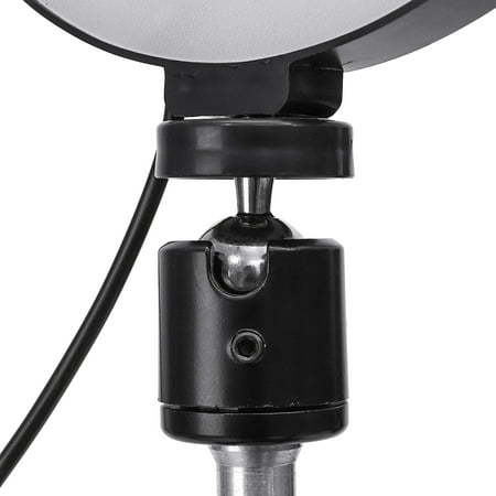 light ring led selfie stand dimmable tripod extendable photog stream cell holder makeup mode desktop camera phone