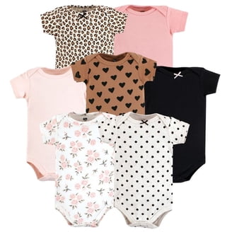 Peach Baby Organic Cotton Sleep & Play Pajamas in Peach Print