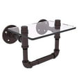 thumbnail image 1 of Allied Brass Pipeline Collection Toilet Tissue Holder with Glass Shelf - P-130-TPGS-ABZ, 1 of 1