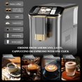 thumbnail image 4 of 20 Bar Espresso Machine With Built-In Grinder, Double Boiler System & LCD Touch Panel, Auto-Cleaning Quiet Coffee Maker for Office/Home Use, Beginner-Friendly Design, 4 of 7