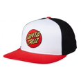 thumbnail image 1 of Gorra Santa Cruz Classic Dot Snapback Blanca Negra Roja, 1 of 2