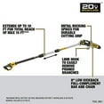 thumbnail image 2 of DEWALT 20V MAX XR Pole Saw, 15-Foot Reach, Tool Only (DCPS620B), 2 of 5