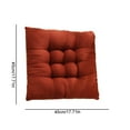 thumbnail image 2 of Chair Cushion for Dining Room - Thick Gel Memory Foam, Orthopedic Back Support, Non-slip Base, Office & Friend Desk Chair Seat Pad, 2 of 9