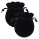 thumbnail image 1 of Mini Bolsas de Joyería VelvtyBlack 2Pzas Negro 7x9cm Terciopelo Bolsa en Forma de Calabaza., 1 of 2