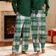 thumbnail image 1 of Pantalones de pijama largos para hombre, informales, con estampado a cuadros, holgados, deportivos, elásticos, rectos, vintage, con bolsillos, 1 of 9