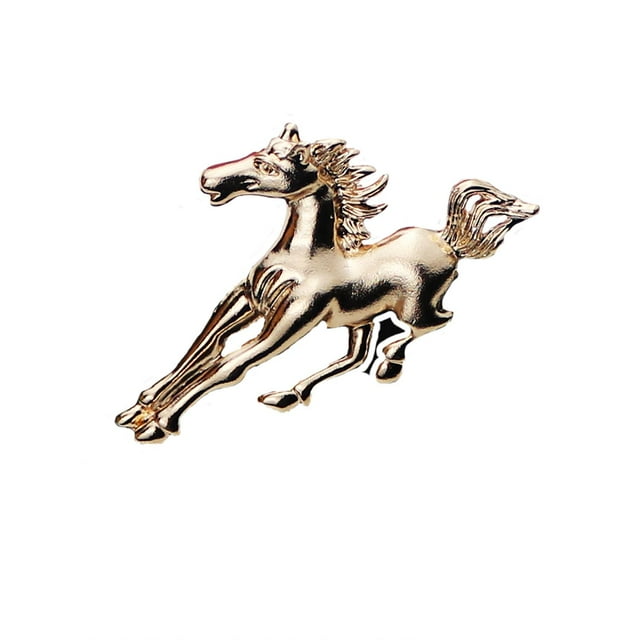 Broche de Course de Cheval de Mode Broche d'Animal Bijoux Accessoires de Mode -
