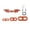 Orange, variant on Lizard Leash for Small Reptiles Escape Proof Adjustable Ties for Bearded Lizard Leopard Geckos Iguanas Lightweight Outdoor Walking Rope for Exotic Pet