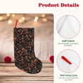 thumbnail image 4 of Lsque 18 Inches Floral Pattern Christmas Stockings Hanging Ornaments,Knitted Xmas Fireplace Hanging Stocking,Holiday Decoration, 4 of 8