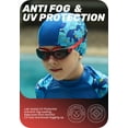 thumbnail image 3 of CAPAS Kids Swim Goggles, Pack of 2 Waterproof Anti-Fog Anti-UV Water Pool Swimming Class Goggles for Boys Girls Children Age 4-12, 3 of 7