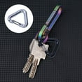thumbnail image 3 of Heavy Locking Hook for Camping Fishing Hikings Travel Aluminum Alloys Carabiner Clip Triangular Climbing Buckle, 3 of 12