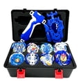 thumbnail image 2 of 8PCS Set Gyro Burst Launcher Portable Storage Box Boys Kids Toy Christmas Gift Black Set, 2 of 6