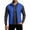 Blue, variant on Men's Reflective Vest High Visibility Stand Collar Full Zip Side Pockets Vests Lightweight Safety Outdoor Daily Outerwear Orange XS