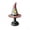 Tiffany Style Hat:04, variant on Gifts Under $20 Light Up Ghost Halloween Decoration,Cute Witch Hat Ghost Figurine with Black Cat Candy Bucket,Farmhouse Tabletop Decor for Mantel Shelf Entryway Tiered Tray Fall Home Decor