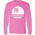 thumbnail image 3 of Inktastic San Diego California Beach Long Sleeve T-Shirt, 3 of 5