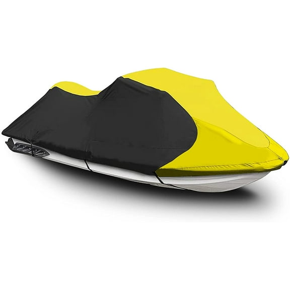 waltyotur Heavy-Duty TOP Cover Replacement for Trailerable PWC Watercraft Jet Ski Cover 136-145(3seater)