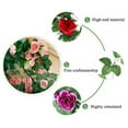 thumbnail image 2 of 2PACK Artificial Hanging Flowers Artificial Rose Vine Hanging Plants Artificial Flower for Home Room Garden Wedding Indoor Outdoor Decoration (Orange), 2 of 5