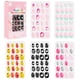 thumbnail image 1 of 120 Unids / set Uñas Postizas Lindas Puntas de Uñas de Cubierta Completa para Niños DIY Nail Art DOUBORQ Punta de uñas, 1 of 7