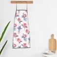 thumbnail image 3 of Uemuo Lavender Flowers Printed Bib Apron, Adjustable , Water and Oil Resistant, Cooking Kitchen Chef Apron for Women Men, 3 of 5
