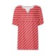 thumbnail image 5 of Fiudx Liquidación de Ofertas Flash Blusa de Manga Corta Estampada a La Moda para Mujer, Blusas Informales con Cuello En V, 5 of 5