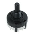 thumbnail image 1 of 5X 3P4T 3 Pole 4 Position Single Wafer Band Selector Rotary Switch W Knob, 1 of 7