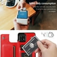 thumbnail image 3 of for Samsung Galaxy A22 5G (Not 4G) Wallet Case with Card Holder,PU Leather Kickstand Card Slots Case Double Magnetic Clasp Durable Shockproof Cover for Samsung Galaxy A22 5G Gules-SK, 3 of 9