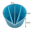 thumbnail image 7 of Pebbuoy Waterdrop Shape Color Mixing Cup Blue Soft Silicone DIY UV Resin Color Mixing Cup Liquid Measuring Cup, 7 of 7