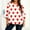 Top-White, variant on Gamivast Plus Size Holiday Tops 3/4 Sleeve Heart Print Cute Blouse Oversized Crew Neck Drop Shoulder Trendy Shirts Valentine's Day Outfits Outfits