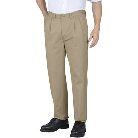 Genuine Dickies Men's Pleated Comfort-Waist Work Pants - Walmart.com