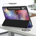 thumbnail image 5 of elitegadget TPU Case for Lenovo Tab P12 12.7 Inch 2023 Released - Auto Wake/Sleep Tri-Fold Folding Stand Protective Soft TPU Back Cover Case (Galaxy), 5 of 5
