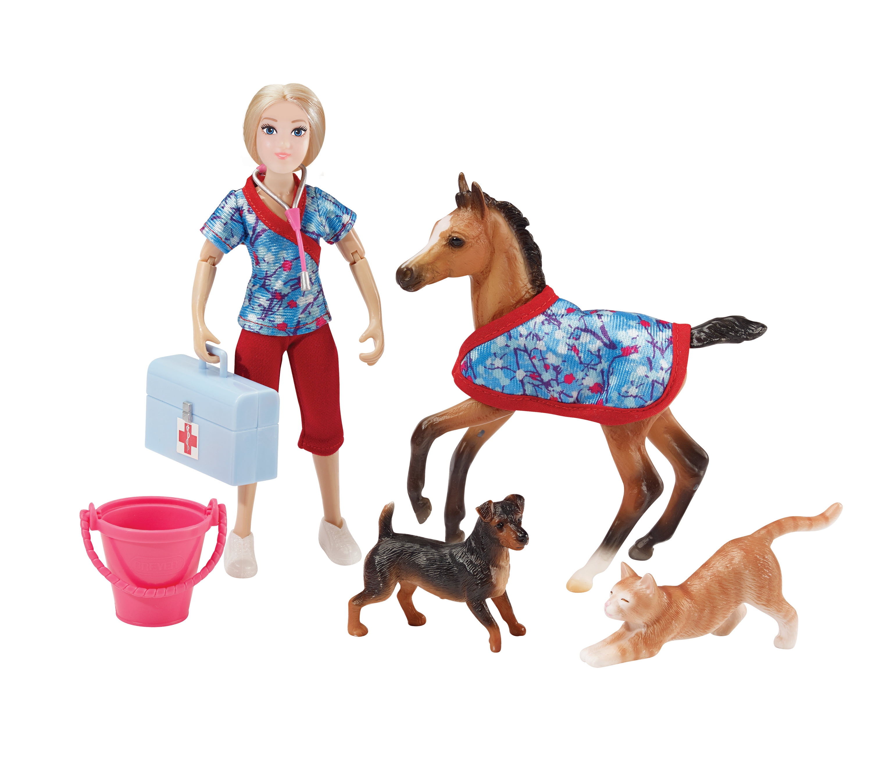 Breyer Classics Day at The Vet Doll & Animals Set (112 Scale)