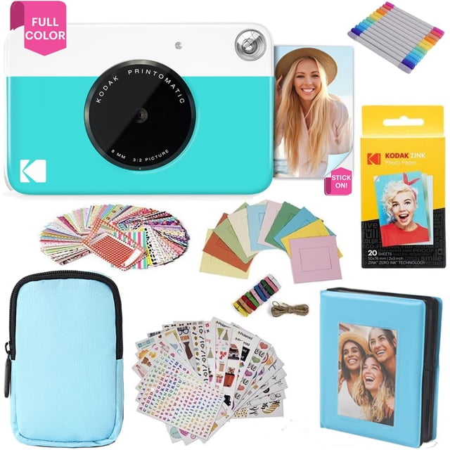 Paquete de regalo para cámara de impresión instantánea KODAK Printomatic, color azul