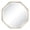 Gold, variant on Kate and Laurel Rhodes Modern Octagon Wall Mirror, White 25x25 Inches