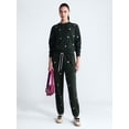 thumbnail image 2 of Free Assembly Women’s and Women’s Plus Embroidered Jogger Sweatpants, Sizes XS-4X, 2 of 5