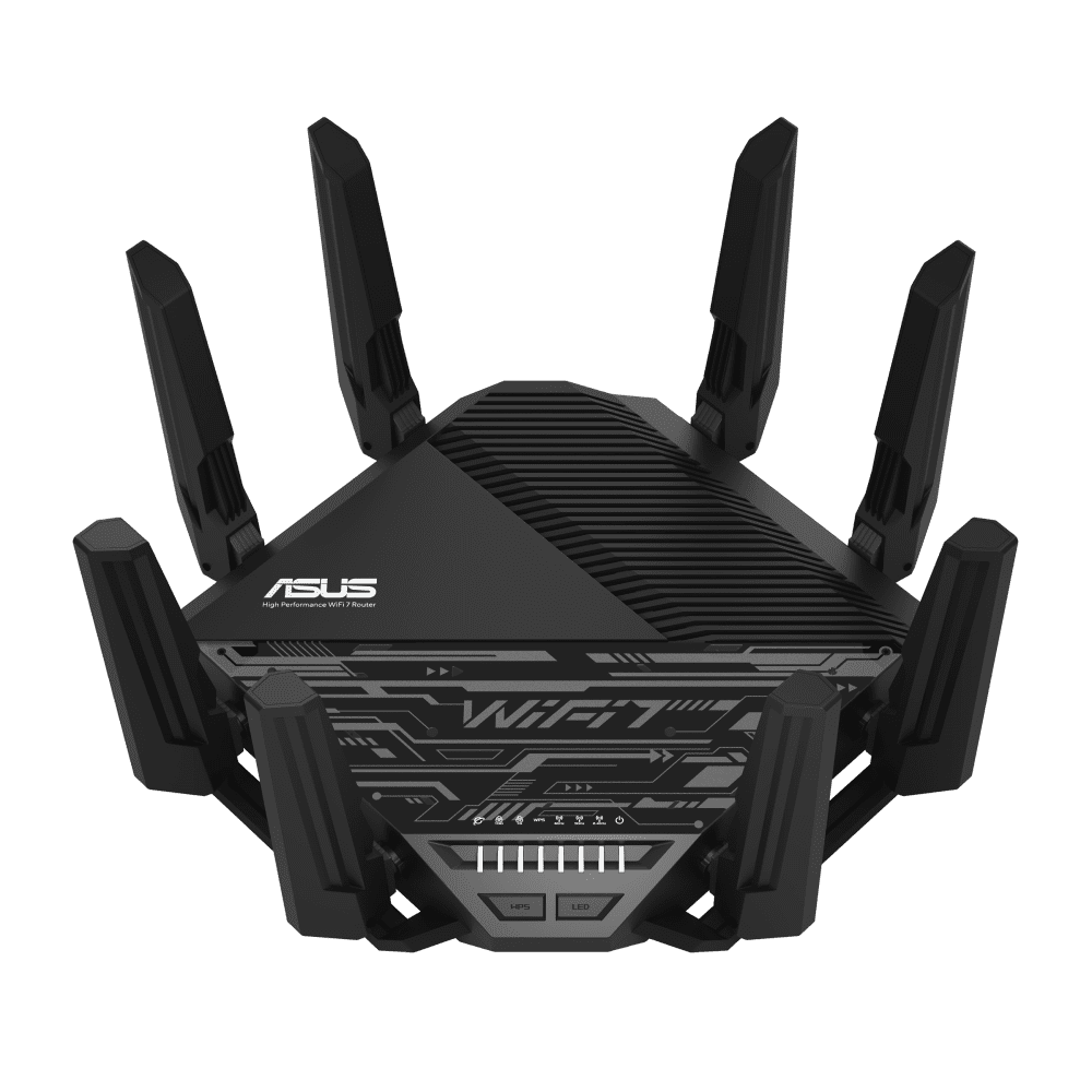 ASUS RT-BE96U WiFi 7 Router, Tri-Band, 19,000 Mbps Speeds, Dual 10